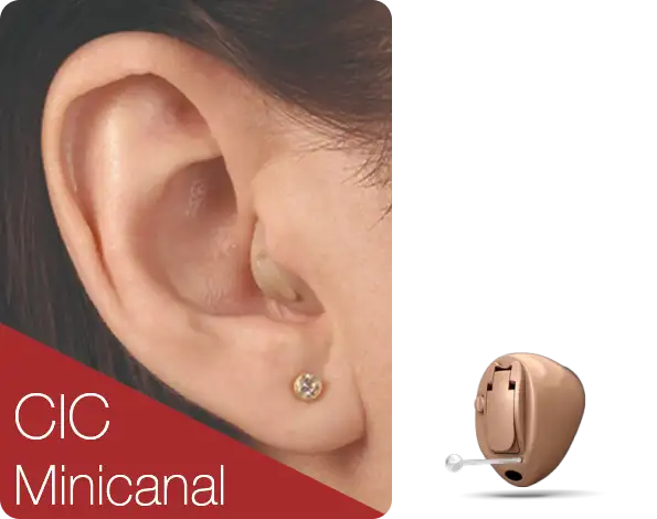 audifono modelo cic minicanal